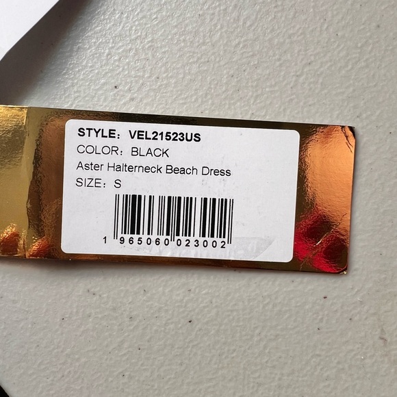 NWT Patbo Aster Halterneck Beach Dress Size Small Maxi Cut Out - Picture 5 of 8